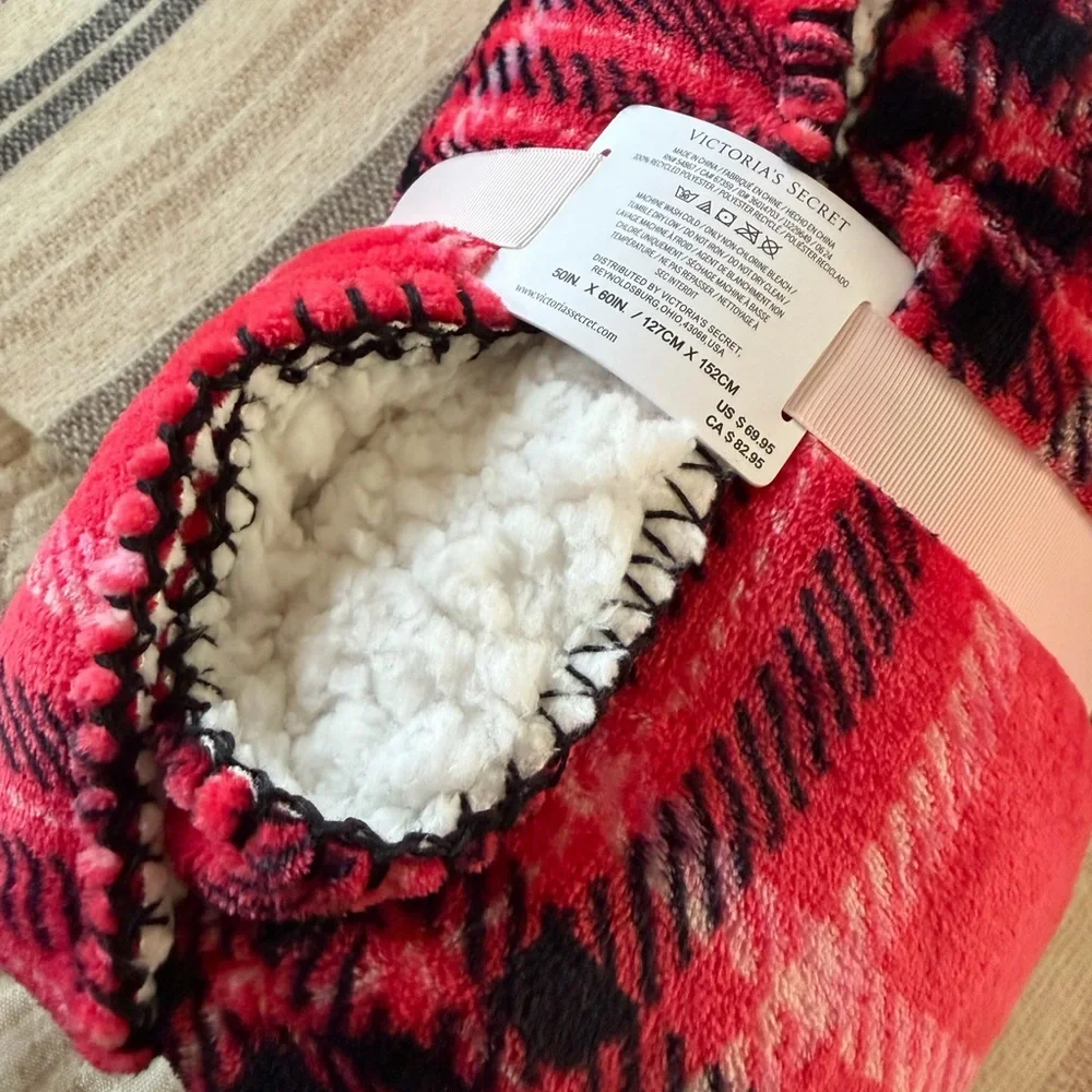 Victoria's Secret Plaid Throw